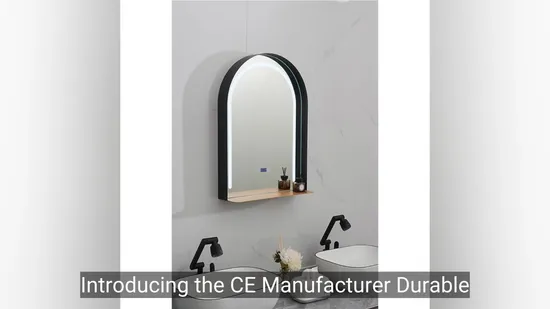 CE 제조업체 내구성이 뛰어난 원형 밝기 조절 안전 고급 스마트 욕실 거울